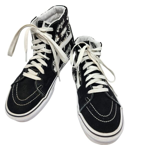 Vans Sk8-Hi Forgotten Bones Skull Graphic High-Top Sneakers Size 7 Mens - Picture 3 of 10